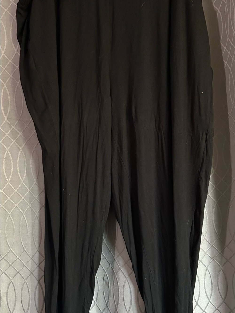 Womens Black Stretch Casual  Pants